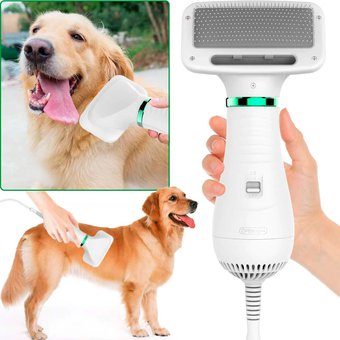 SMART BRUSH ™️- CEPILLO SECADOR PARA MASCOTAS 2 EN 1