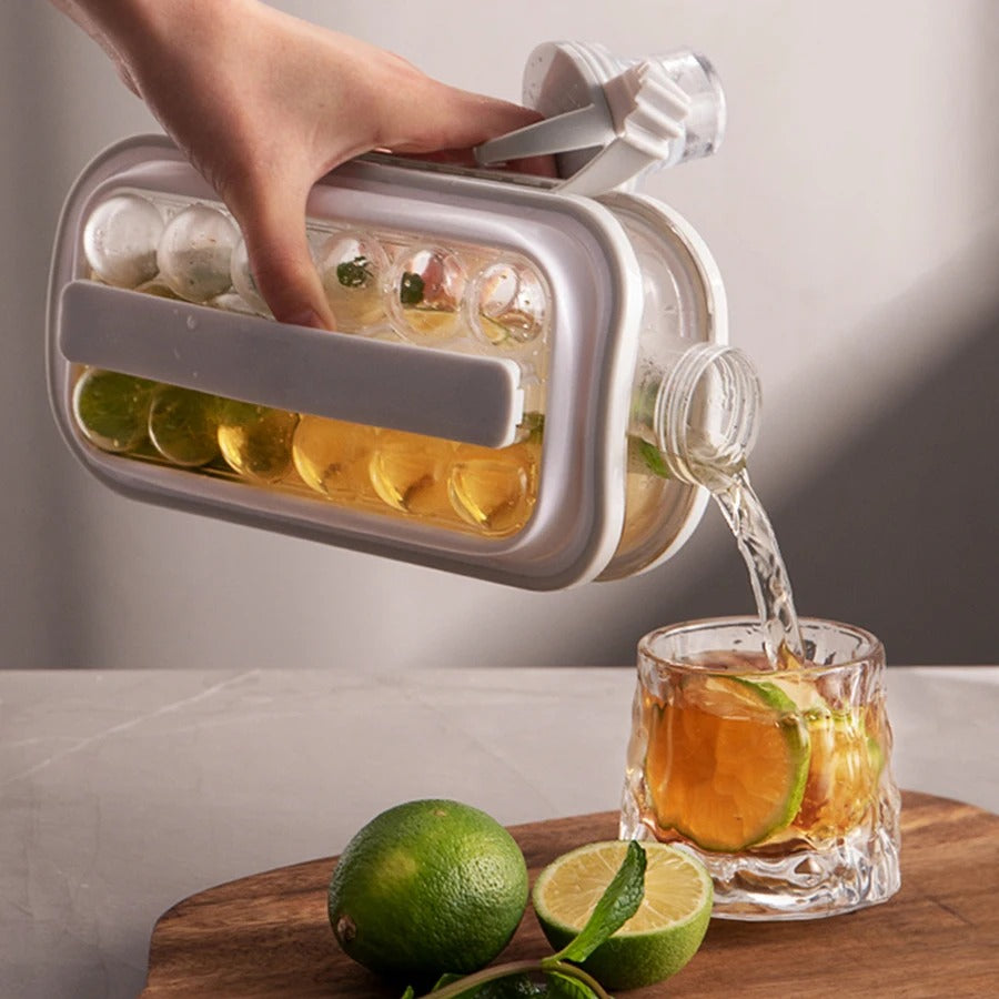 Botella para cubo de Hielo con molde 2 en 1