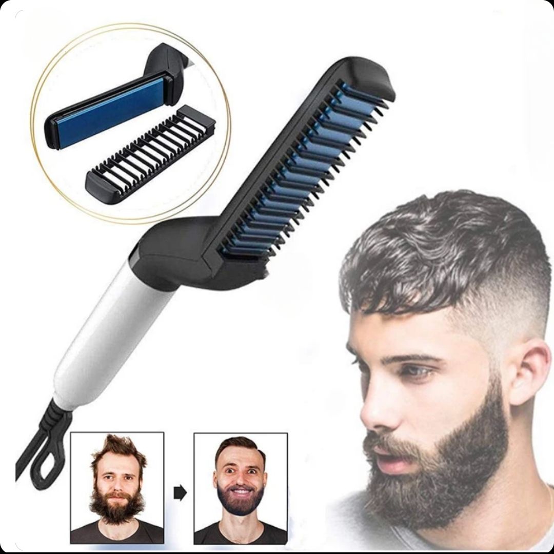 Cepillo BarbaMag®️ Alisador Eléctrico