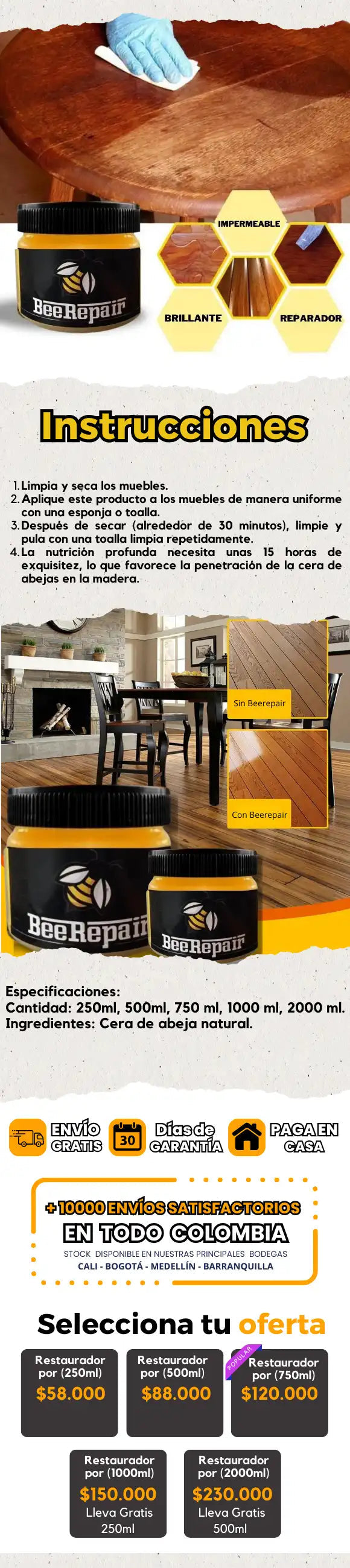 WoodMaster®️ Restaurador de Madera
