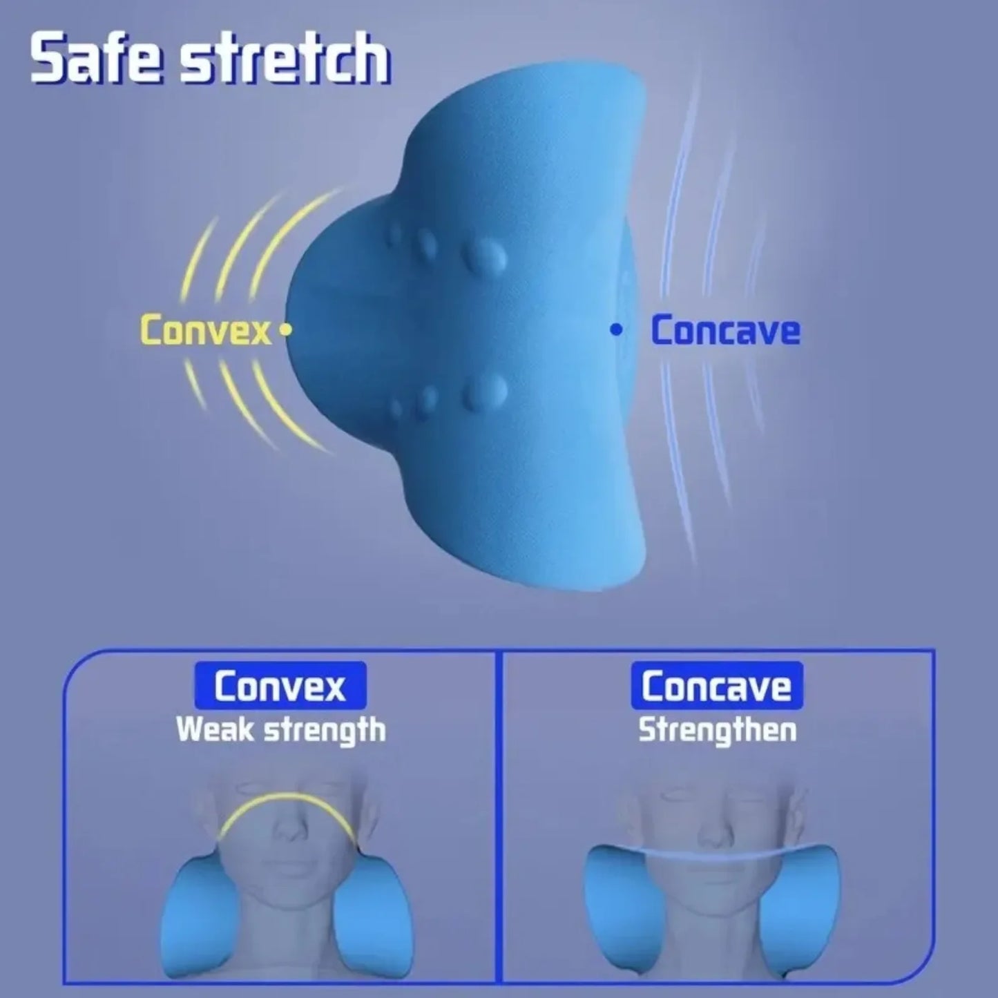 Almohada Terapéutica de Masaje Cervical