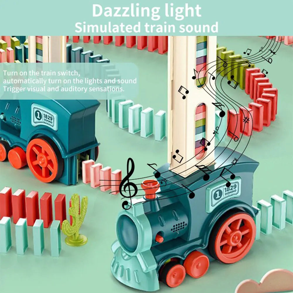 Tren de Dominó Eléctrico Infantil