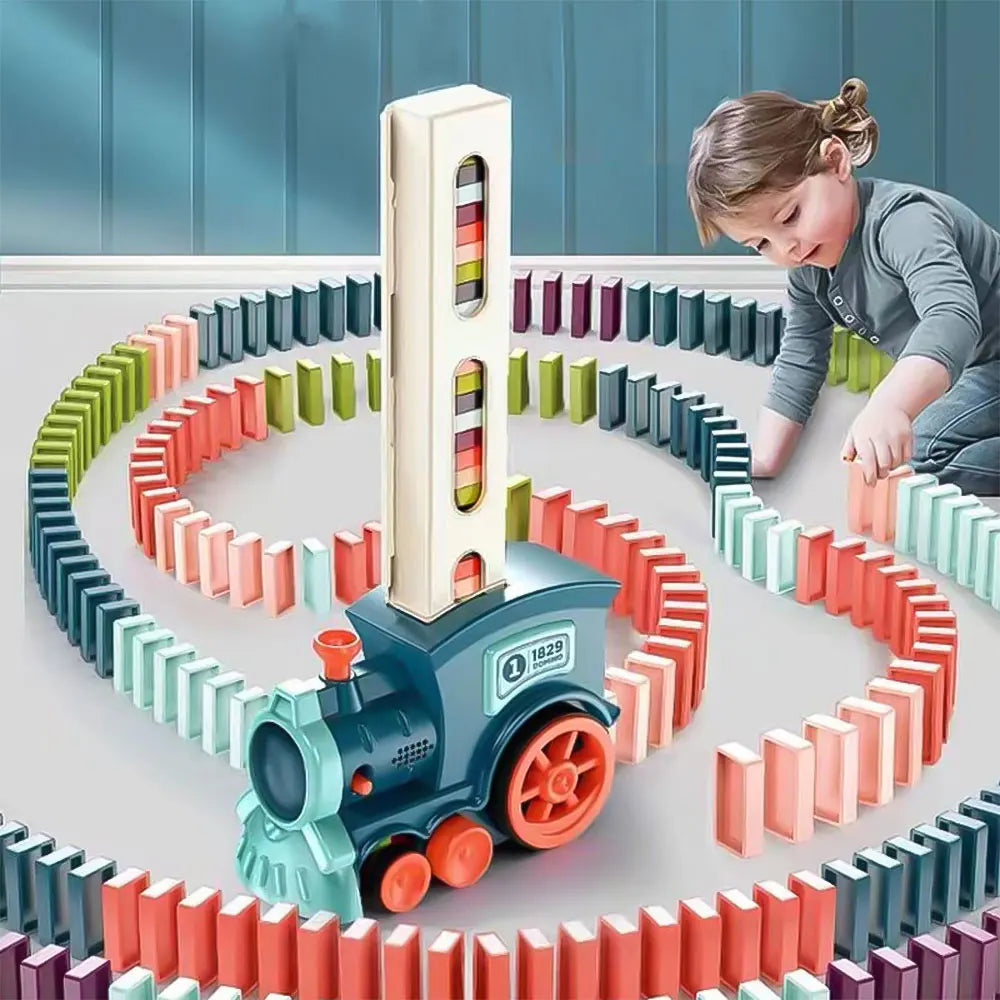 Tren de Dominó Eléctrico Infantil