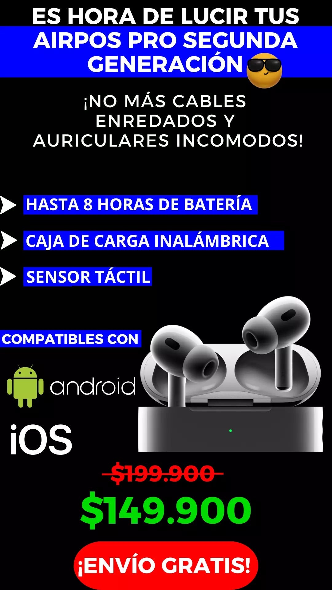 Airposs Segunda Generación Audífonos