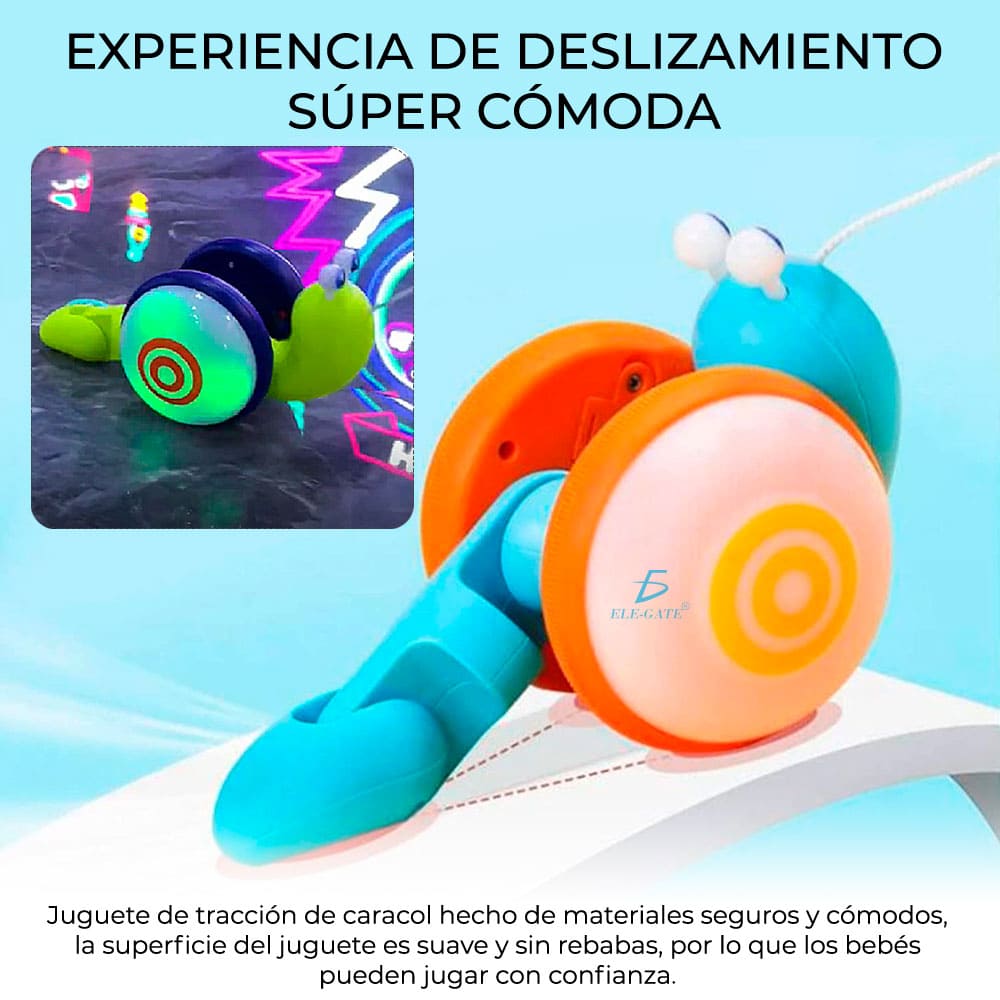 Caracol Didáctico con Luces y Sonido + Cuerda