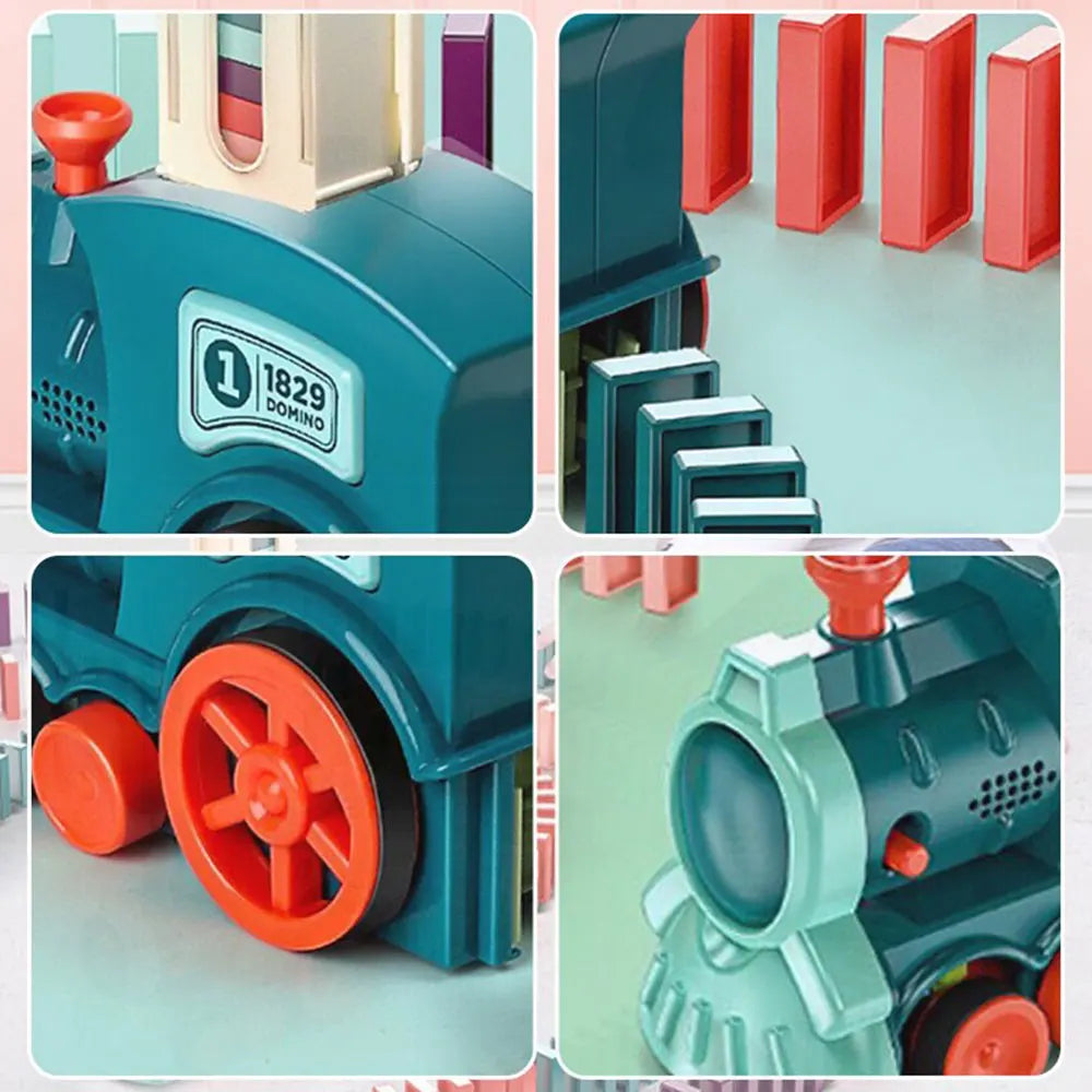Tren de Dominó Eléctrico Infantil