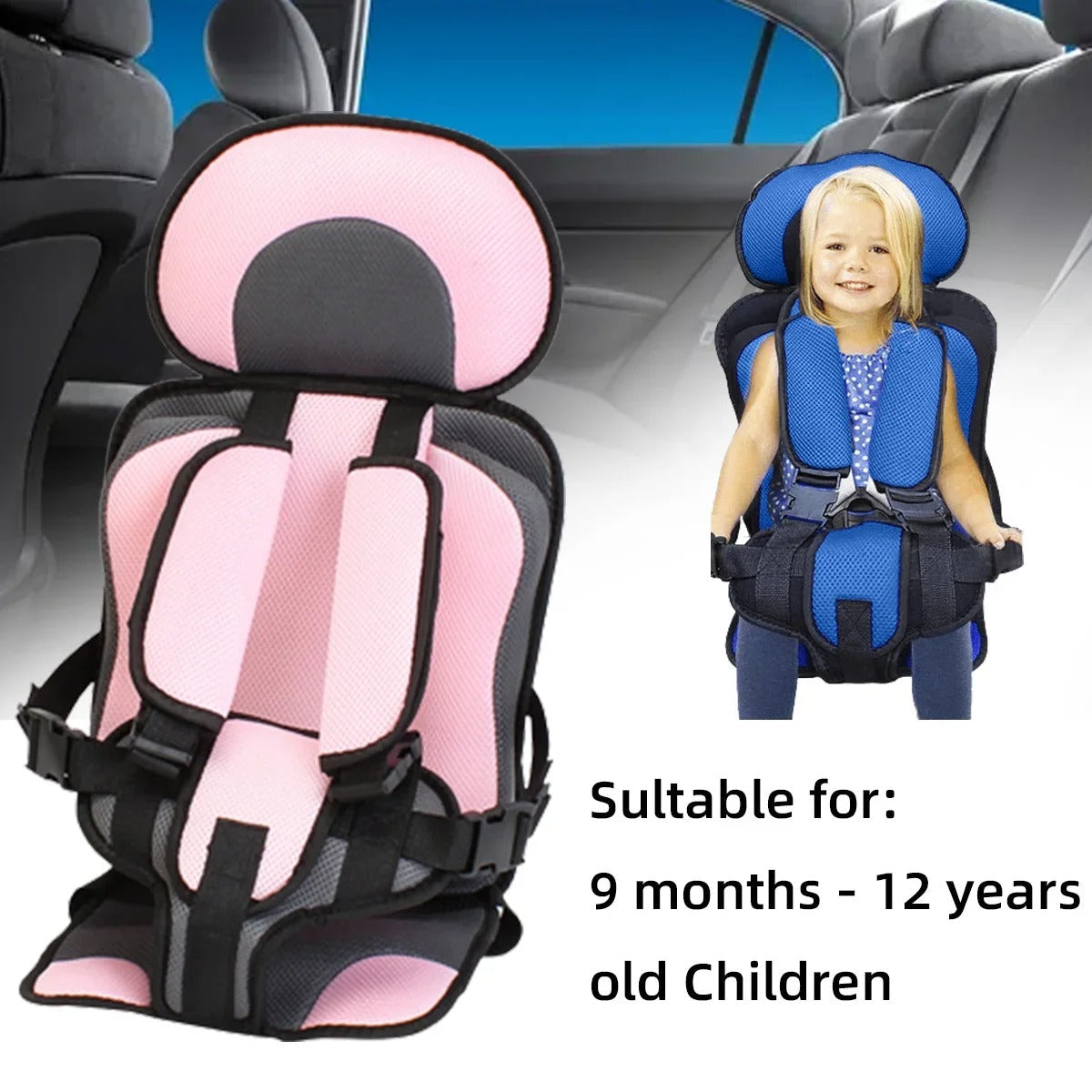 Silla Protectora Infantil para Coche