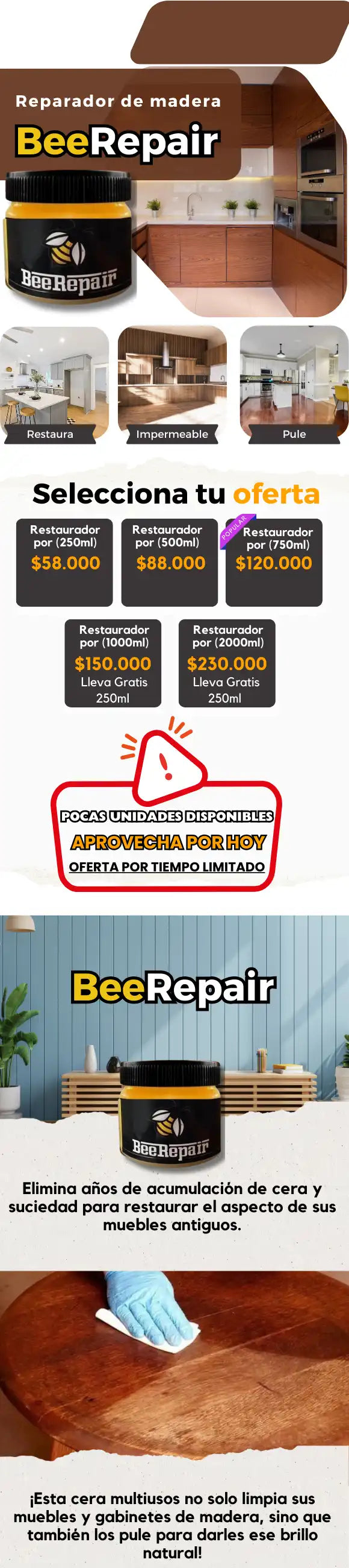 WoodMaster®️ Restaurador de Madera