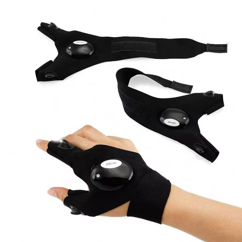 Guante Linterna Impermeables con Luz Led