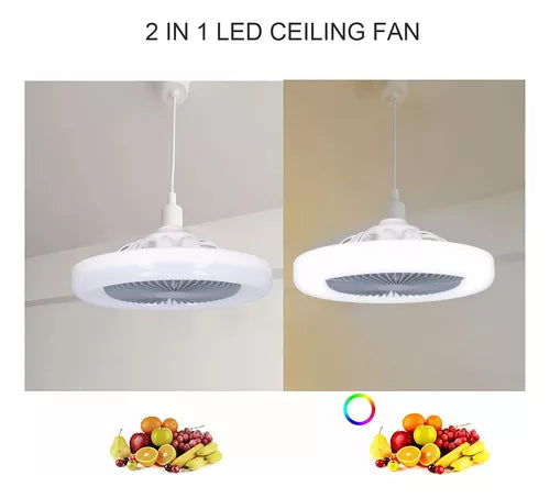 CoolFlow ™️- BOMBILLO VENTILADOR LED