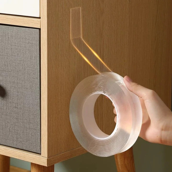 Cinta Doble Faz Adhesiva Silicona 5 Metros