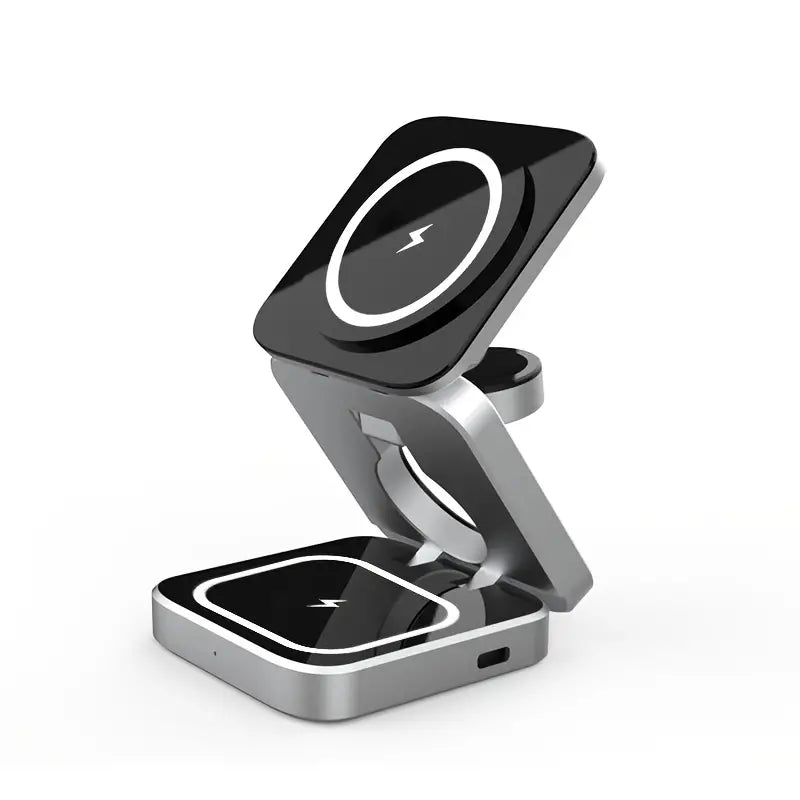 CARGADOR INALAMBRICO 3 EN 1 ®️ CON CHIP INTELIGENTE CONTRA SOBRETENSIONES