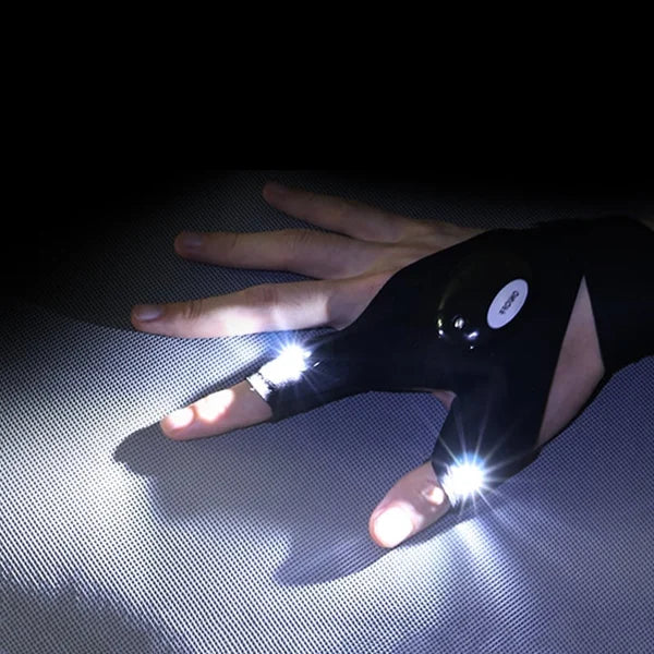 Guante Linterna Impermeables con Luz Led