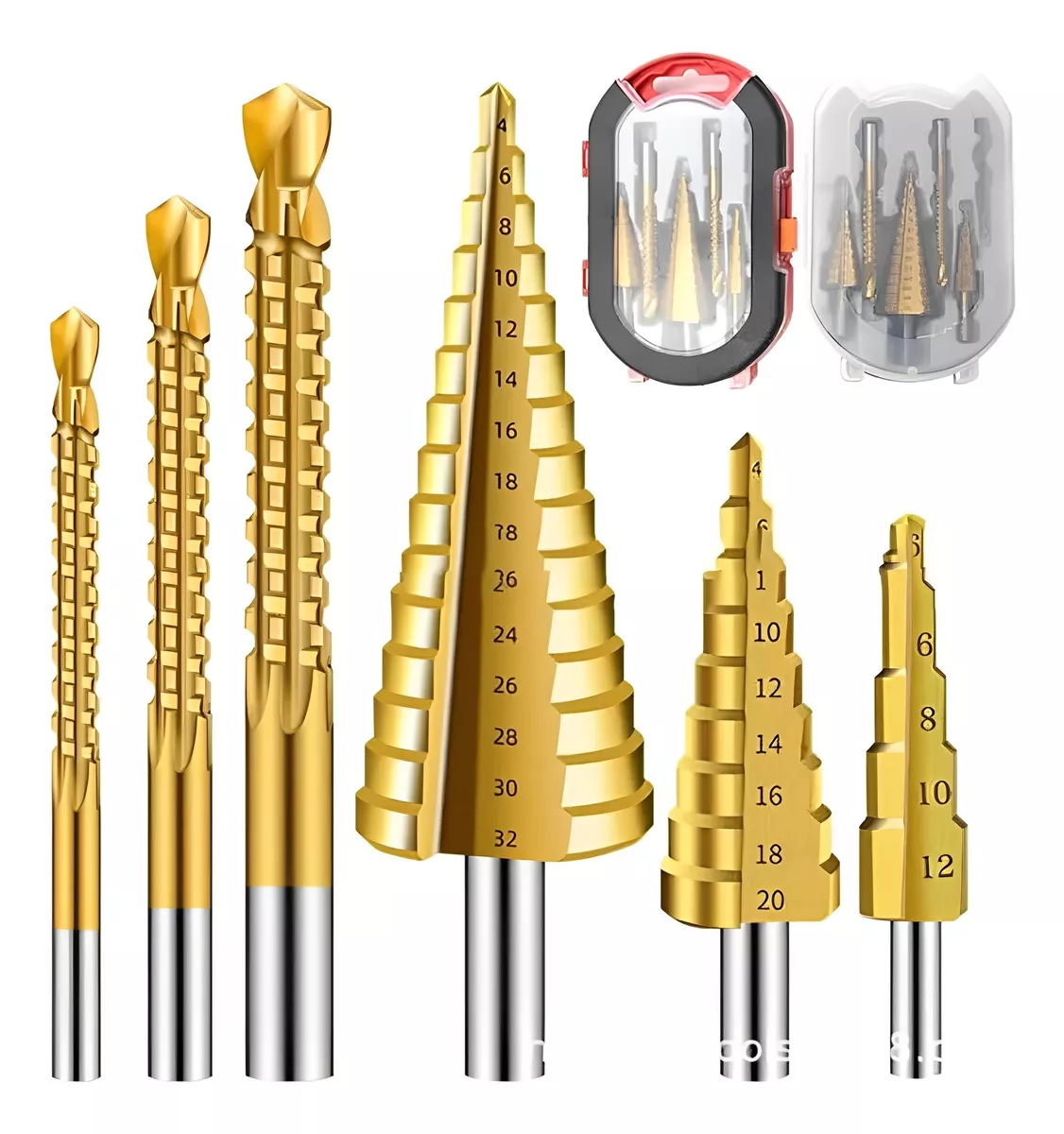 Step Drill™ - Juego Brocas X6 Escalonada