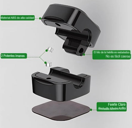 ORGANIZADOR DE CABLE MAGNETICO X3 UNIDADES