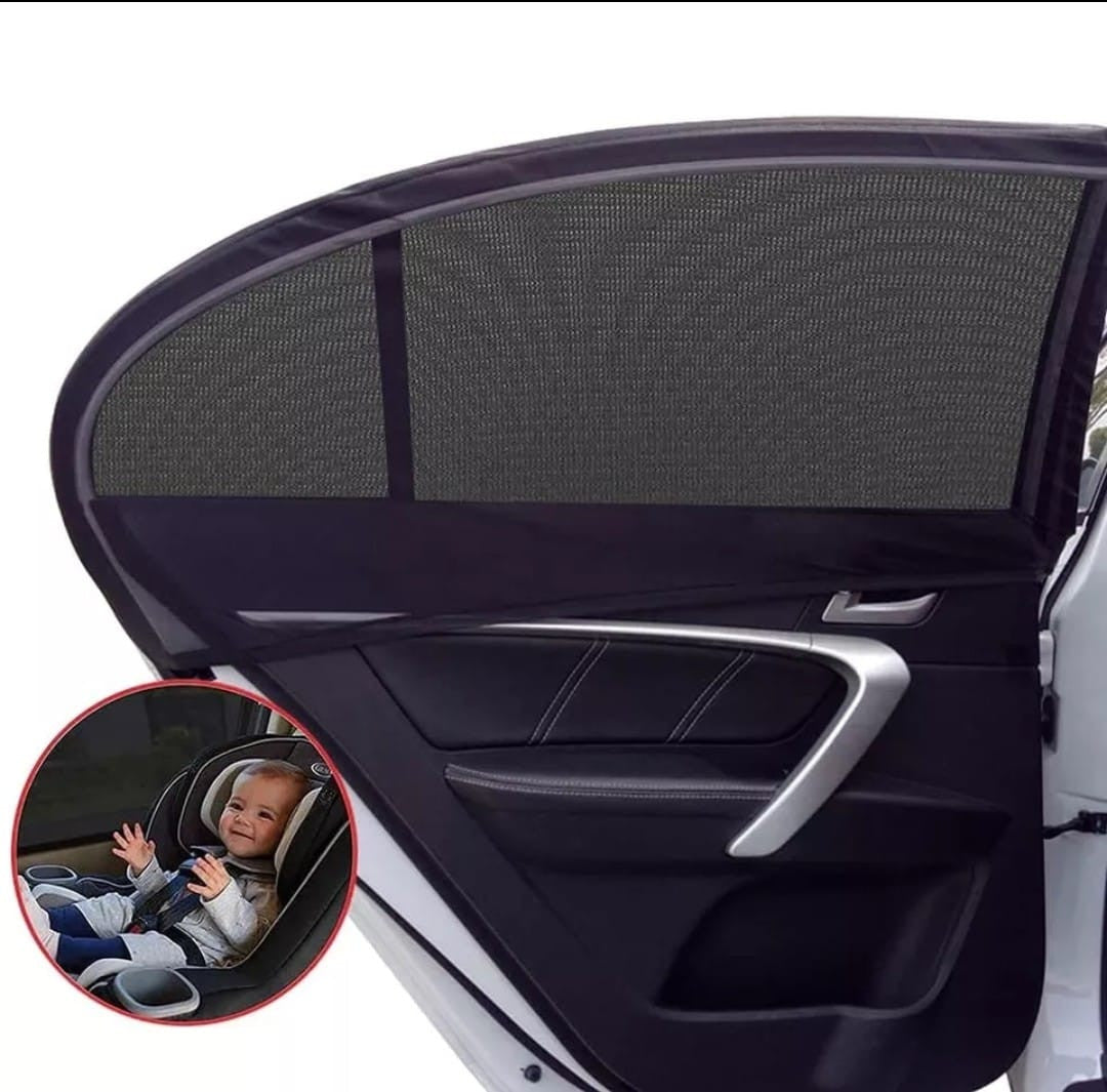 PROTECTOR SOLAR PARA VENTANAS DEL AUTO (INCLUYE 2 UNIDADES)🚗