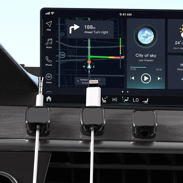 ORGANIZADOR DE CABLE MAGNETICO X3 UNIDADES