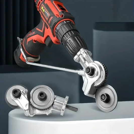 MetalCutter - ADAPTADOR DE TALADRO PARA CORTAR PLACAS METALICAS Y ALUMINIO