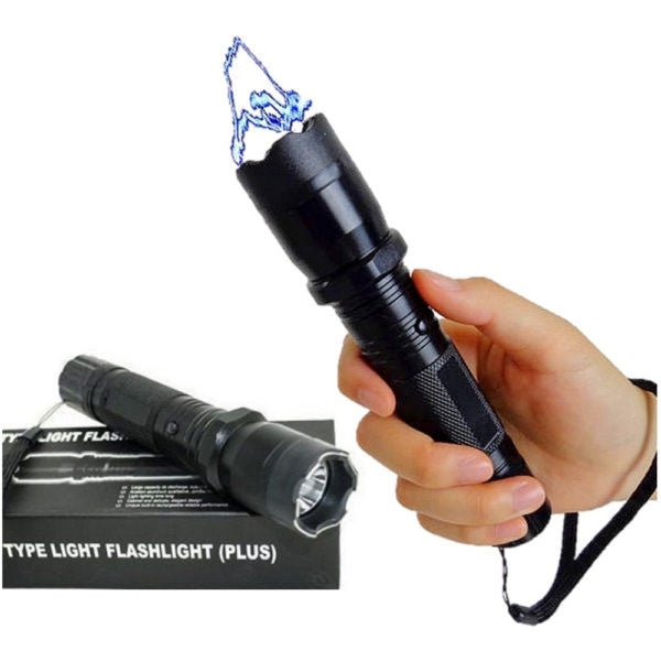 FLASHLIGHT WITH TASER™️ - LINTERNA RECARGABLE CON TASER