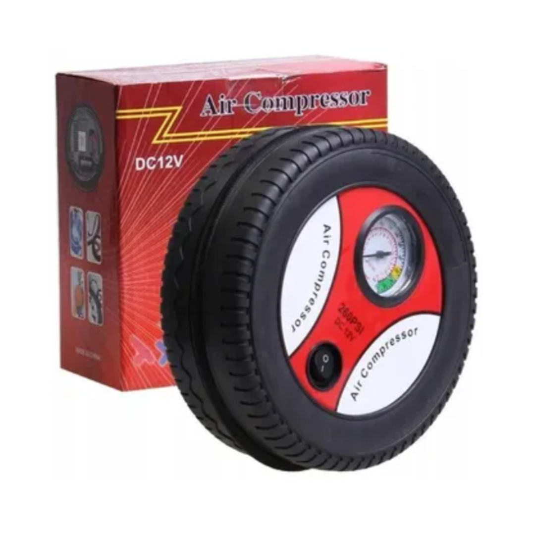 MINI COMPRESOR DE AIRE PORTÁTIL + 3 Boquillas