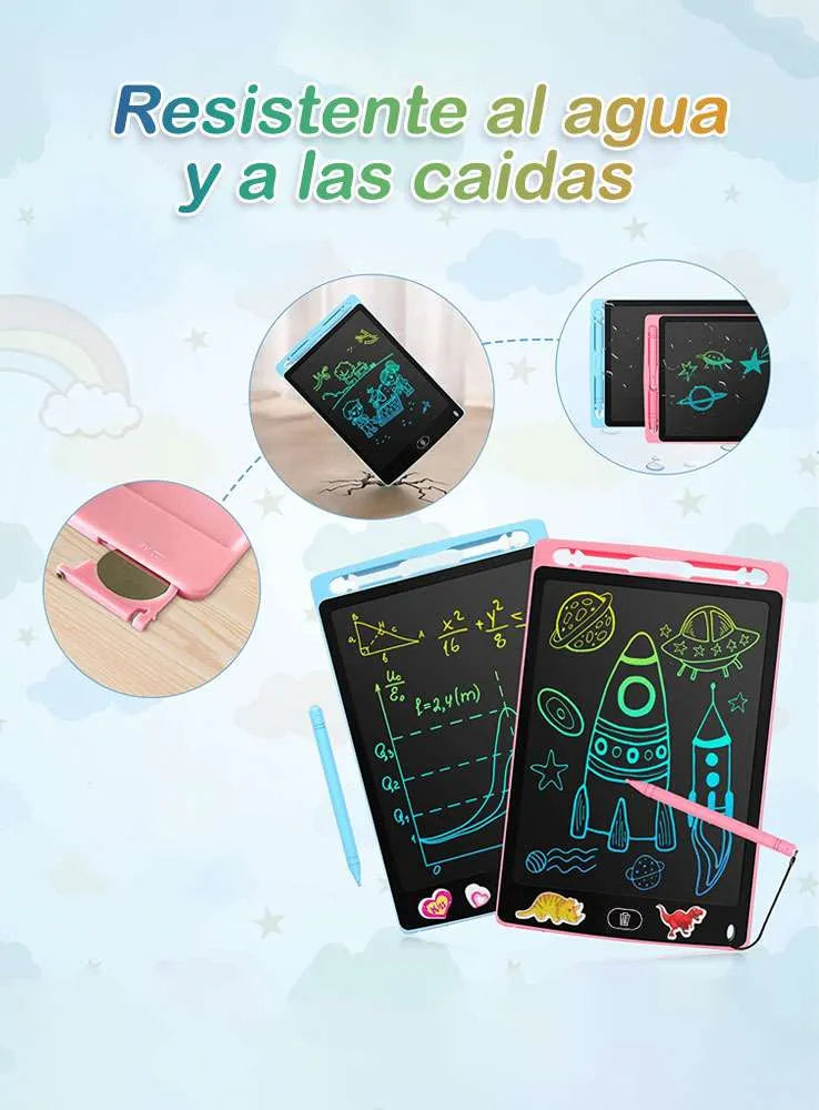 MAGIC WORLD ™️ - TABLERO MAGICO LCD 12" PIZARRA DIDACTICA