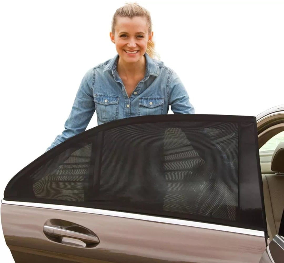 PROTECTOR SOLAR PARA VENTANAS DEL AUTO (INCLUYE 2 UNIDADES)🚗