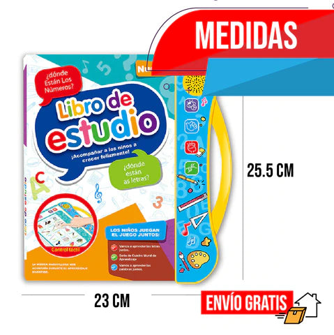 LIBRO INTERACTIVO  DE ESTUDIO PARA NIÑOS CON AUDIO