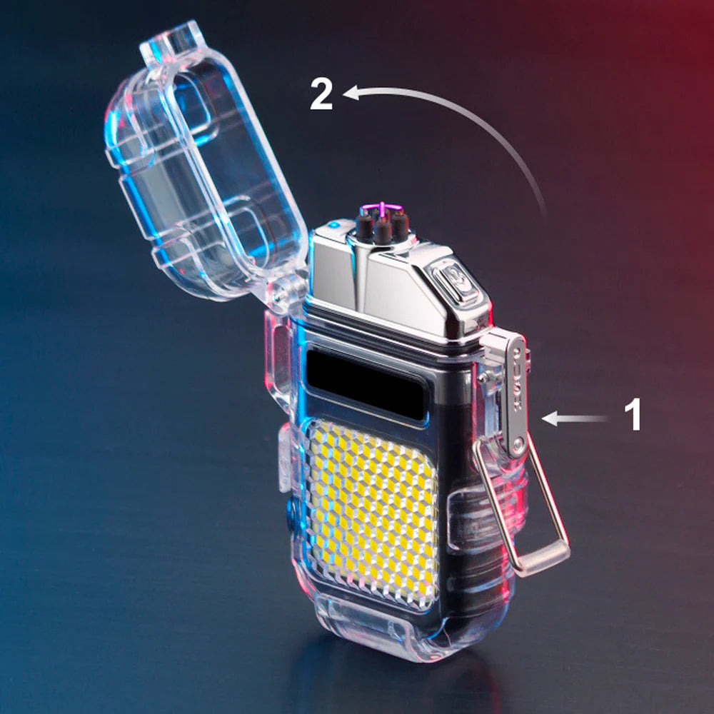 Lighter PRO- ENCENDEDOR LINTERNA IMPERMEABLE CON LUZ LED