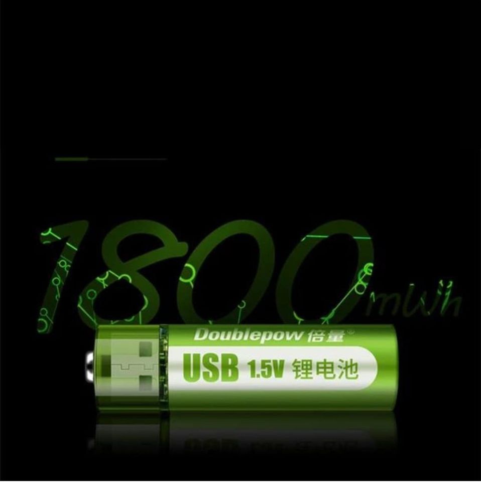 EnergyPlus- PILAS AA RECARGABLE CON USB + LUZ LED