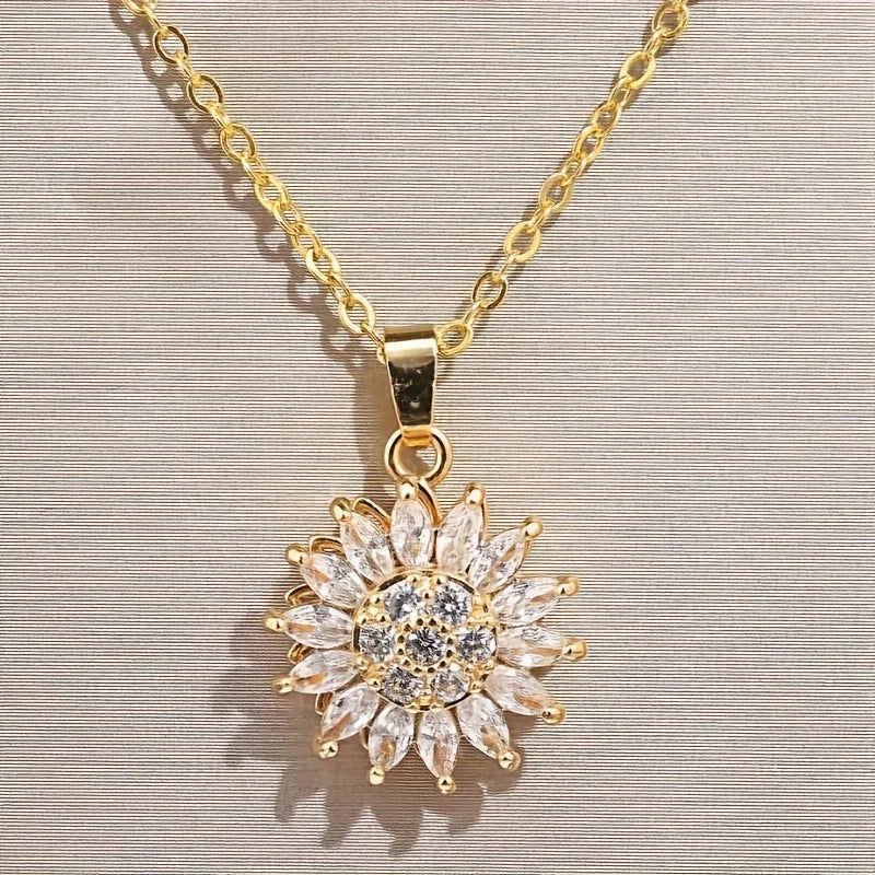 COLLAR GIRASOL GIRATORIO + CAJA DE REGALO 🎁