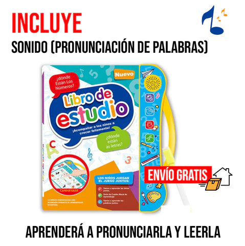 LIBRO INTERACTIVO  DE ESTUDIO PARA NIÑOS CON AUDIO