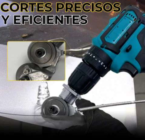 MetalCutter - ADAPTADOR DE TALADRO PARA CORTAR PLACAS METALICAS Y ALUMINIO