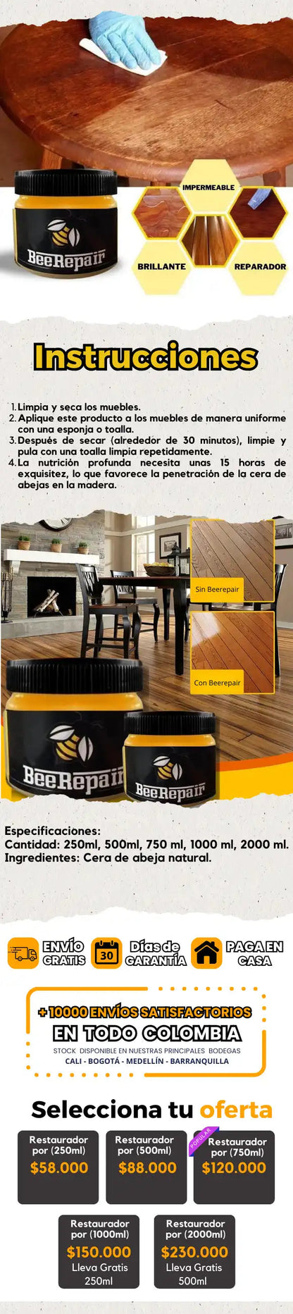 WoodMaster®️ Restaurador de Madera