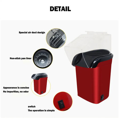 Mini Máquina de Palomitas Eléctrica