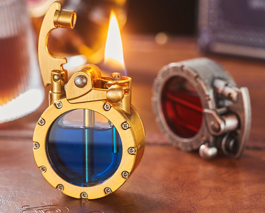 Encendedor Vintage Dorado Elegante + Caja de regalo 🎁