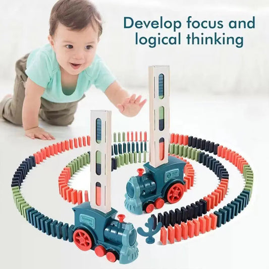 Tren de Dominó Eléctrico Infantil