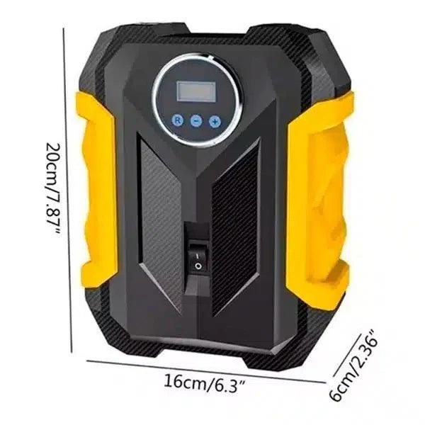 Compresor de Aire Digital Portátil +  4 boquillas adicionales