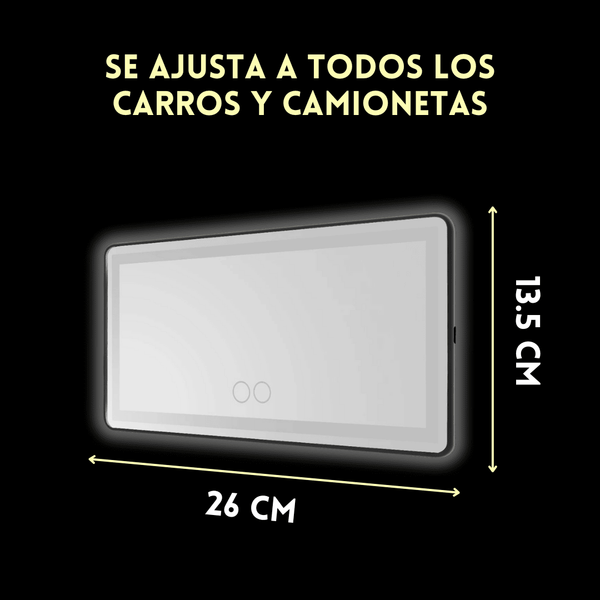 Espejo de Coche Luminoso