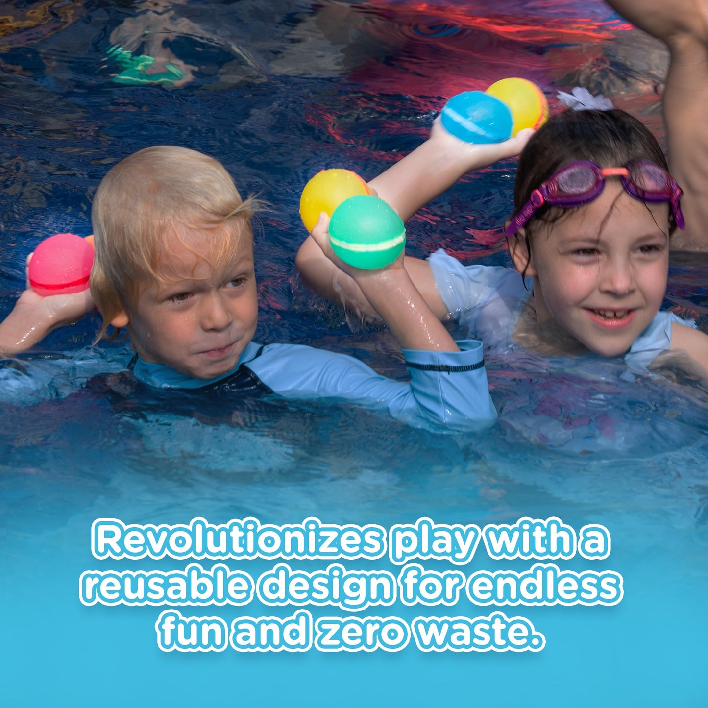 MagniBall ®️ -Globos de Agua Reutilizables con cierre Magnético ¡ GRAN PROMO Paquete x 6!!