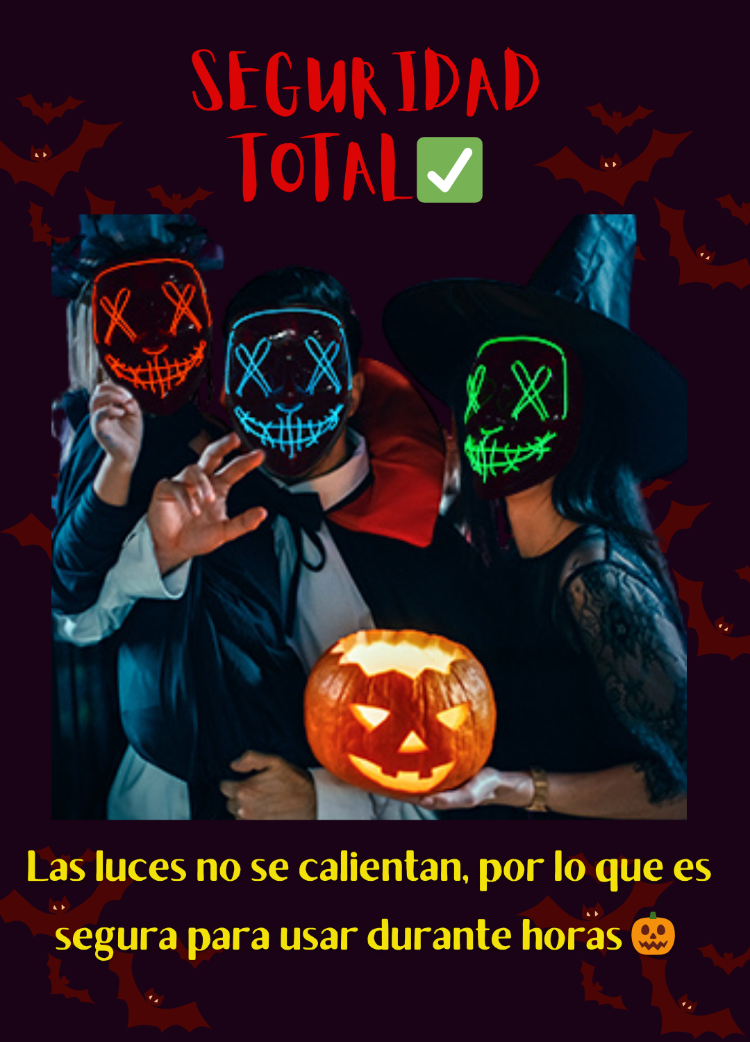 Máscara LED La Purga