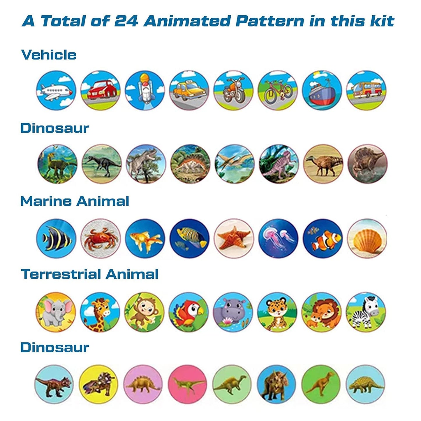 Linterna Proyector LED para Niños