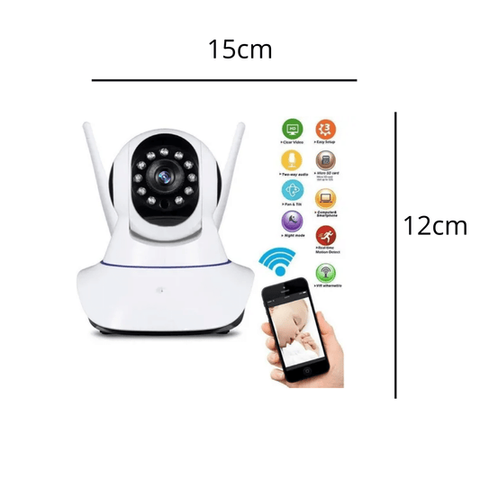 Cámara de Vigilancia 360° con WiFi.