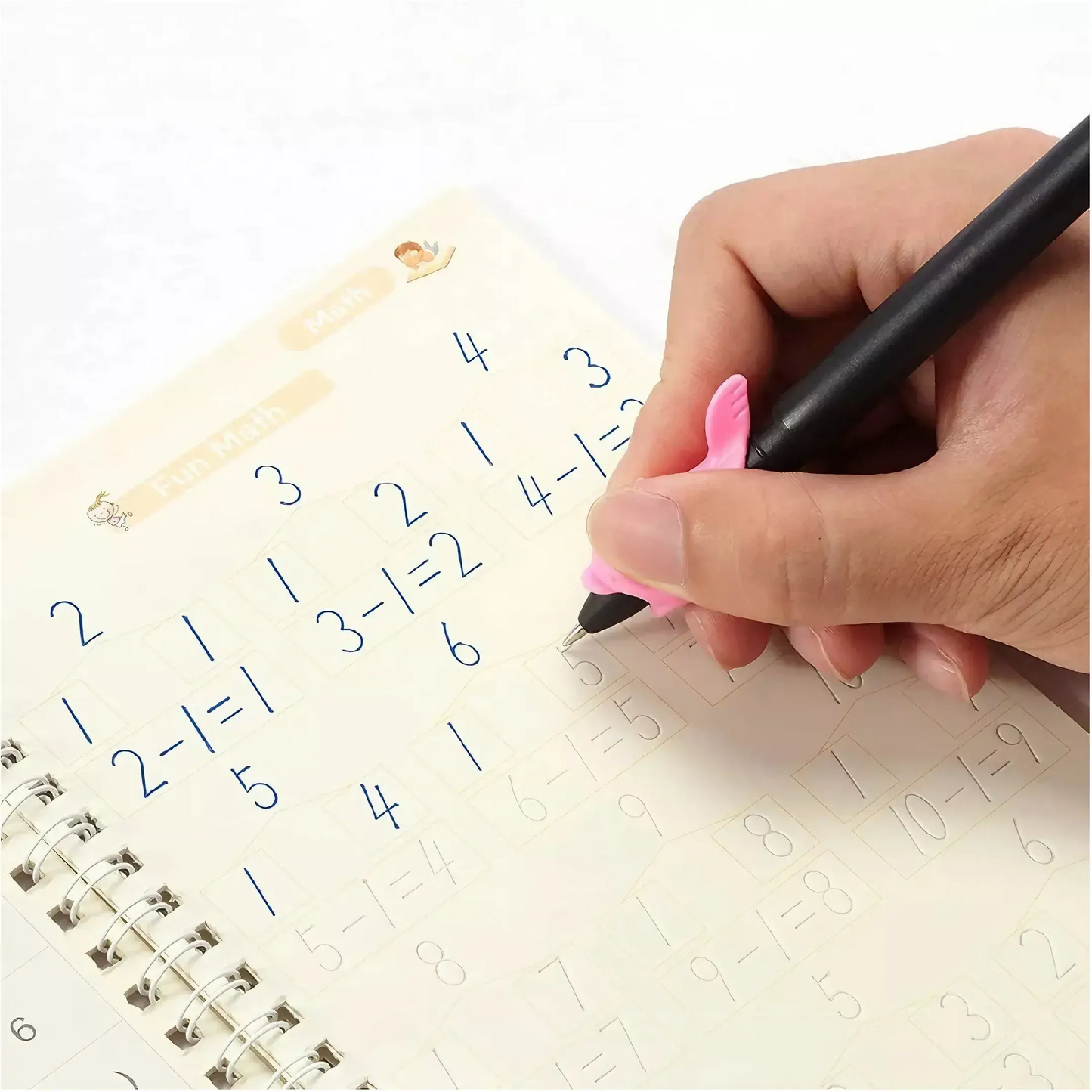 KIT DE 4 CUADERNOS DE CALIGRAFIA + 10 MINAS GRATIS