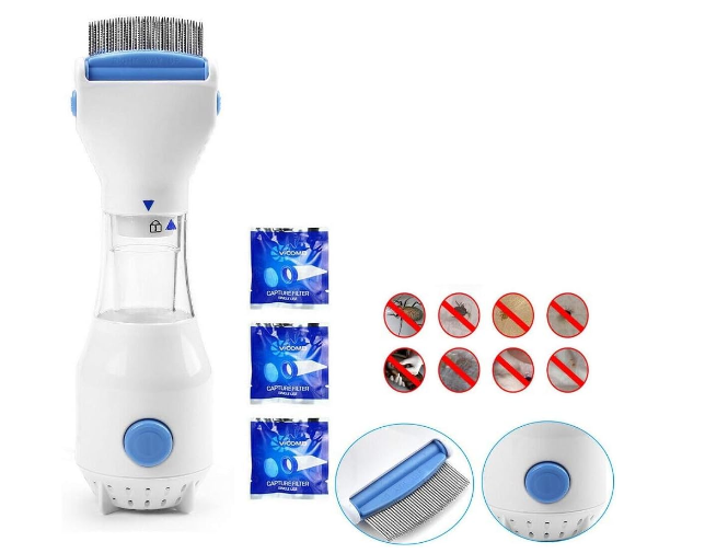 PulgaZap ™ Peine Eléctrico Definitivo contra Piojos y Liendres