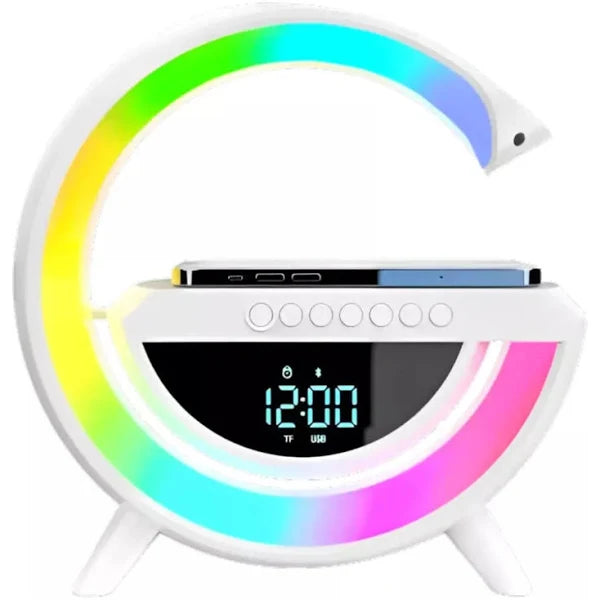 Parlante Lampara G con Cargador Inalámbrico