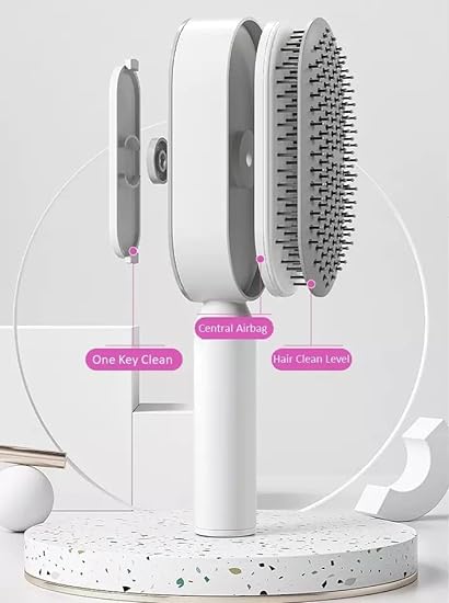 GlamBrush ™️ - CEPILLO AUTOLIMPIEZA CON COJIN DE AIRE 3D