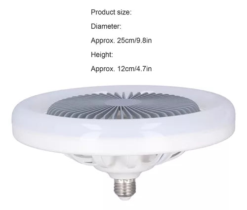 CoolFlow ™️- BOMBILLO VENTILADOR LED