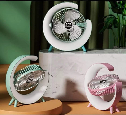 AirFlow Elite ®️ - VENTILADOR PORTATIL CON LUZ RGB