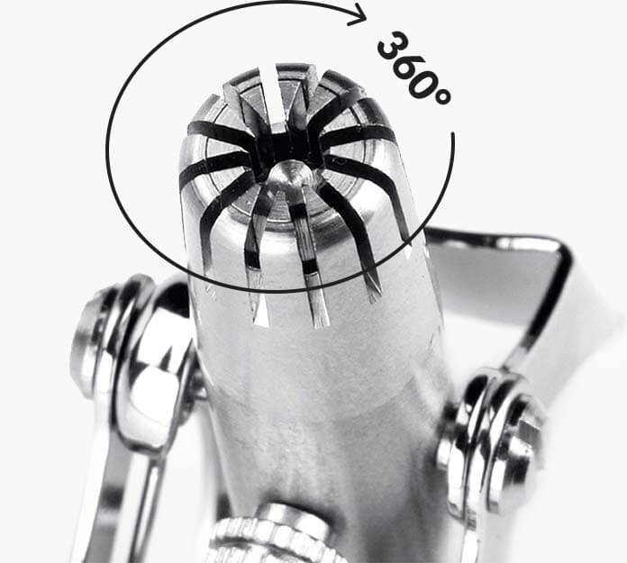 Depilador Nasal Manual en Acero inoxidable