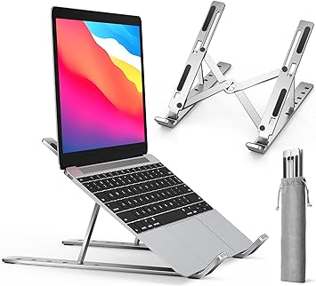 Base ajustable para ordenador portátil, almohadilla de refrigeración 💻